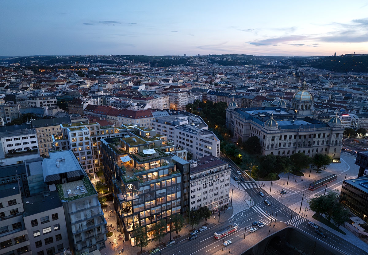 Penta Real Estate s PSN postaví na Vinohradské byty i kanceláře nejvyšší kvality