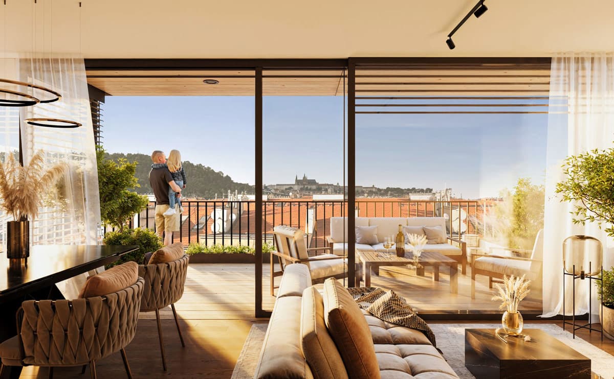 PSN startuje rekonstrukci na Smíchově: v projektu Pecháčkova vznikne přes 20 exkluzivních bytů